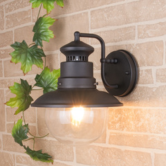 Уличный настенный светильник Talli D черный GL 3002D