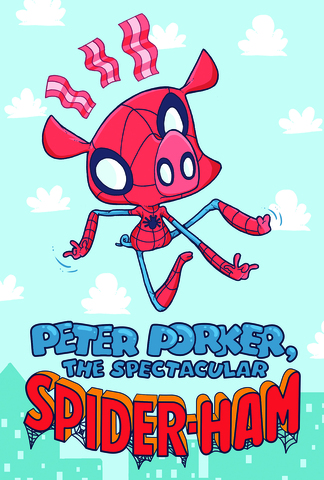 Открытка Свин-Паук || Spectacular Spider-Ham