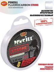 Леска монофильная WFT KG Penzill FLUOROCARBON Strong 100 м, 0.30 мм