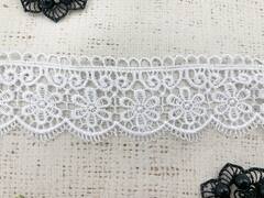 Кружево плетёное, ш. 5 см, белый