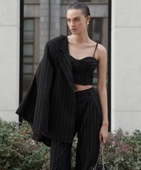 ПРЯМОЙ ЖАКЕТ В ПОЛОСКУ