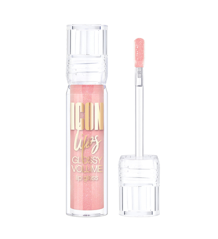 LuxVisage Блеск для губ с эффектом объема тон 509 ICON lips glossy volume POWDER ROSE 3,4г