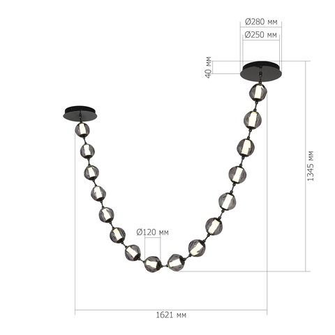 Светильник подвесной ST Luce Helmi SL6520.403.16