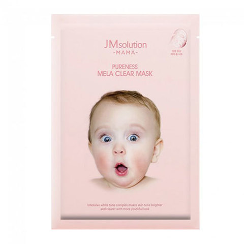 JMsolution Mama Pureness Mela Clear Mask - Тканевая маска, выравнивающая тон кожи