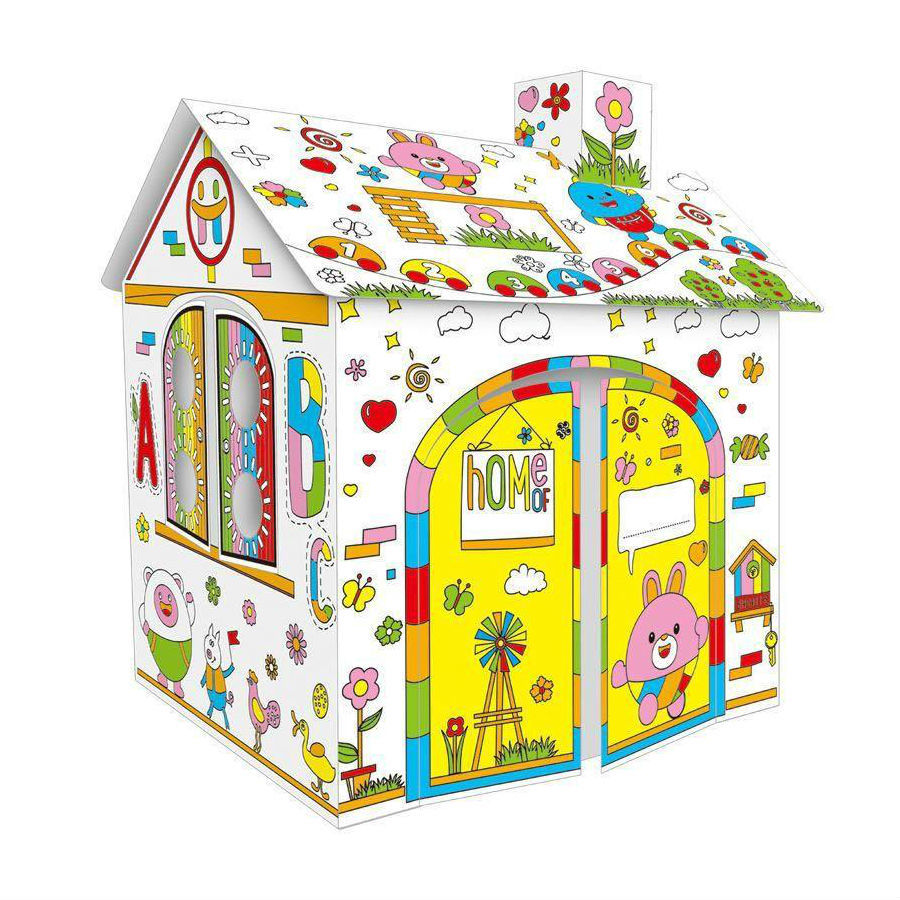 Детское творчество и хобби Дом-раскраска из картона Diy House Dooble dom-raskraska-iz-kartona-diy-house-dooble.jpg