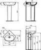 Пьедестал Ideal Standard Tesi T352101