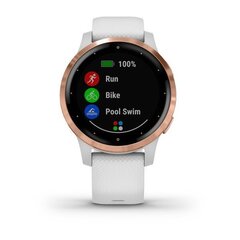 Смарт часы Garmin Vivoactive 4S, White-Rose Gold