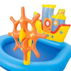 Игровой центр-бассейн 140х130х104 см, 84 л, Кораблик, принадлежности для игр, Bestway, 52211
