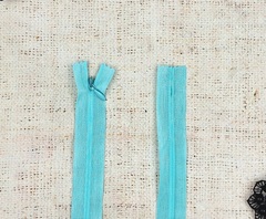 Молния спираль потайная Т3, 50 см, светлый ментол