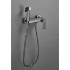 Смеситель с гигиеническим душем HAIBA HB5517-3 графит