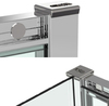 Душевой уголок RGW CL-44 100x80 / прямоугольный / прозрачное стекло