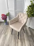 фото 3 Стул PERU PK6015-06 BEIGE античный бежевый, велюр M-City на profcook.ru