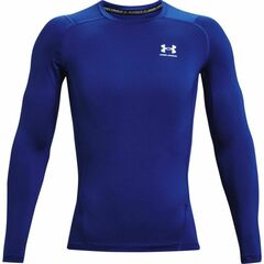 Теннисная футболка Under Armour HeatGear Armour Comp Long Sleeve M - royal