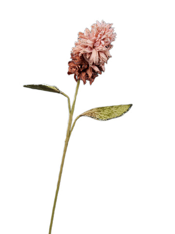 Цветок банкисия 13х46см ChristmasDeLuxe бронзовый