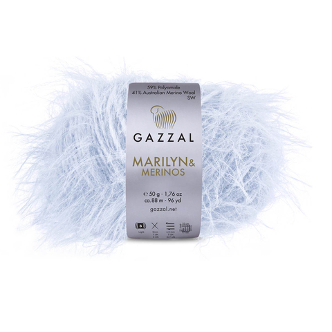 Пряжа Gazzal Marilyn & Merinos 8253 туман