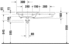 Раковина мебельная Duravit P3 Comforts 2333100000
