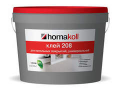 Клей Homakoll 208 для клеевой ПВХ-плитки и линолеума, 14 кг