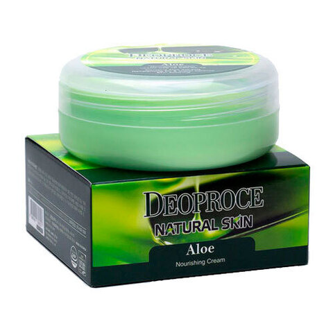 Deoproce Natural Skin Aloe Nourishing Cream - Питательный крем для лица и тела с экстрактом алоэ