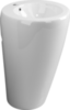 Умывальник-моноблок, 1 отверстие под смеситель Ceramica Nova CN1807