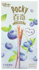 Pocky бисквитные палочки со вкусом крема из голубики