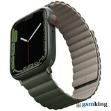 Uniq REVIX reversible Magnetic Strap for Apple Watch 42|44|45mm Green/Gray