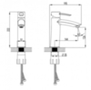 Lemark Atlantiss LM3237C Смеситель для раковины Хром