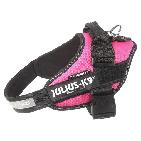 JULIUS-K9 шлейка для собак IDC-Powerharness, темно-розовый (63-85 см)