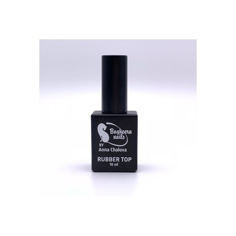 Bagheera Nails B-10 RUBBER Top - Топ для гель-лака, каучуковый, густой 10 мл