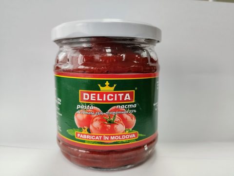 Томатная паста DELICITA 25%, 380г