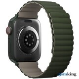Uniq REVIX reversible Magnetic Strap for Apple Watch 42|44|45mm Green/Gray