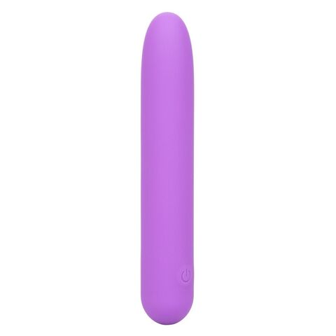 Фиолетовый мини-вибратор Bliss Liquid Silicone Mini Vibe - 10,75 см.