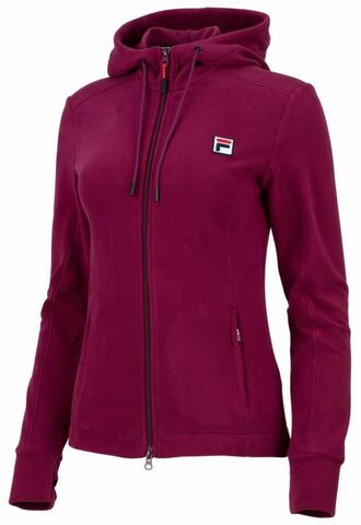 Женская теннисная куртка Fila Fleece Jacket Luna - magenta purple