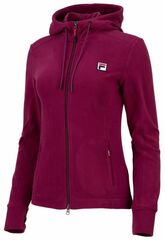 Женская теннисная куртка Fila Fleece Jacket Luna - magenta purple