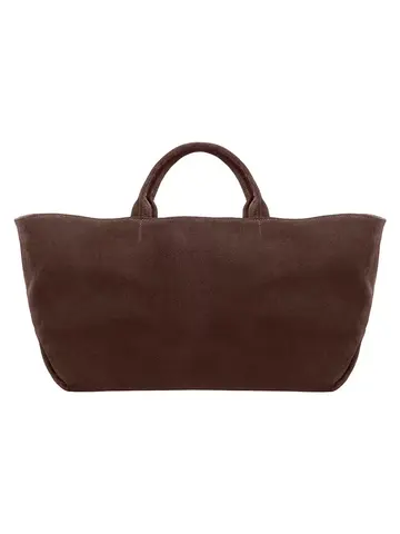 Тоут из замши Weekender bag «Dark chocolate»