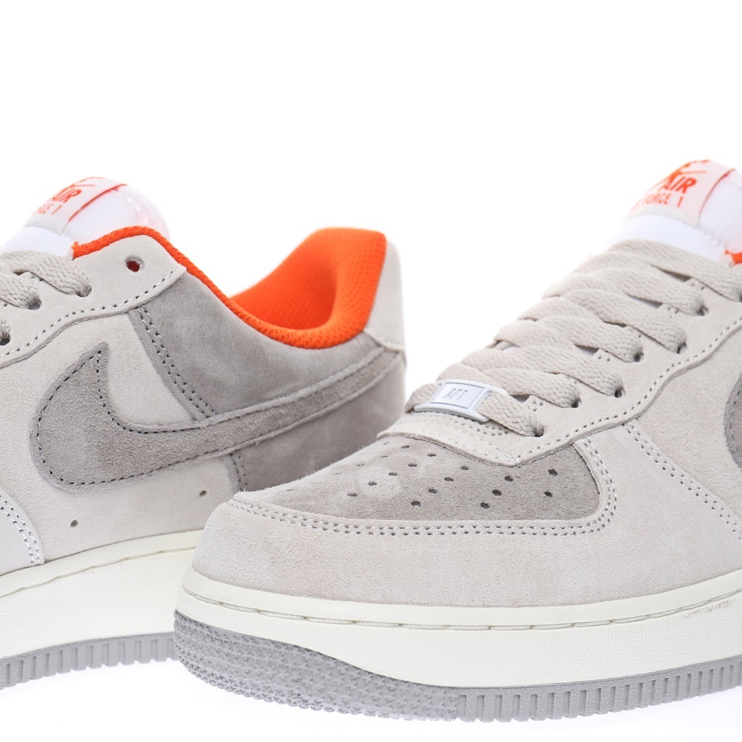 Orange and grey air force 1 clearance