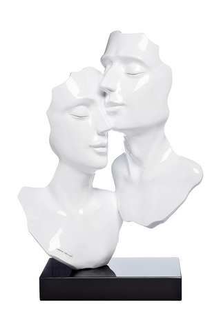 Статуэтка Влюбленные Garda Decor белый