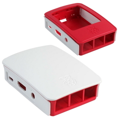 Raspberry Pi 3 Model B Official Case BULK, Red/White, для Raspberry Pi 3 Model B/B+ (909-8132) (480001) 909-8132