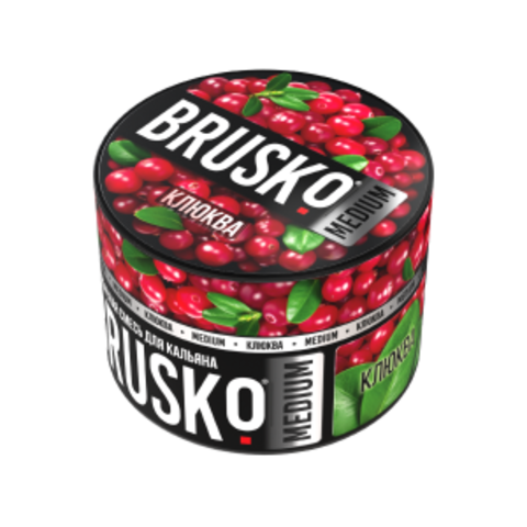 Бестабачная смесь для кальяна BRUSKO 50г MEDIUM - Клюква
