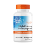 Серрапептаза, Doctor's Best High Potency Serrapeptase 120,000 SPU, 90 вегетарианских капсул 1