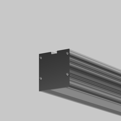 Комплект заглушек Maytoni (для профиля 50×50) 2 шт., ALM-5050T-B-EC 642047