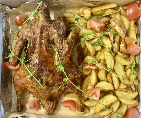 Бокс с запеченной целой уткой и картофелем (2,5кг) ПРЕДЗАКАЗ