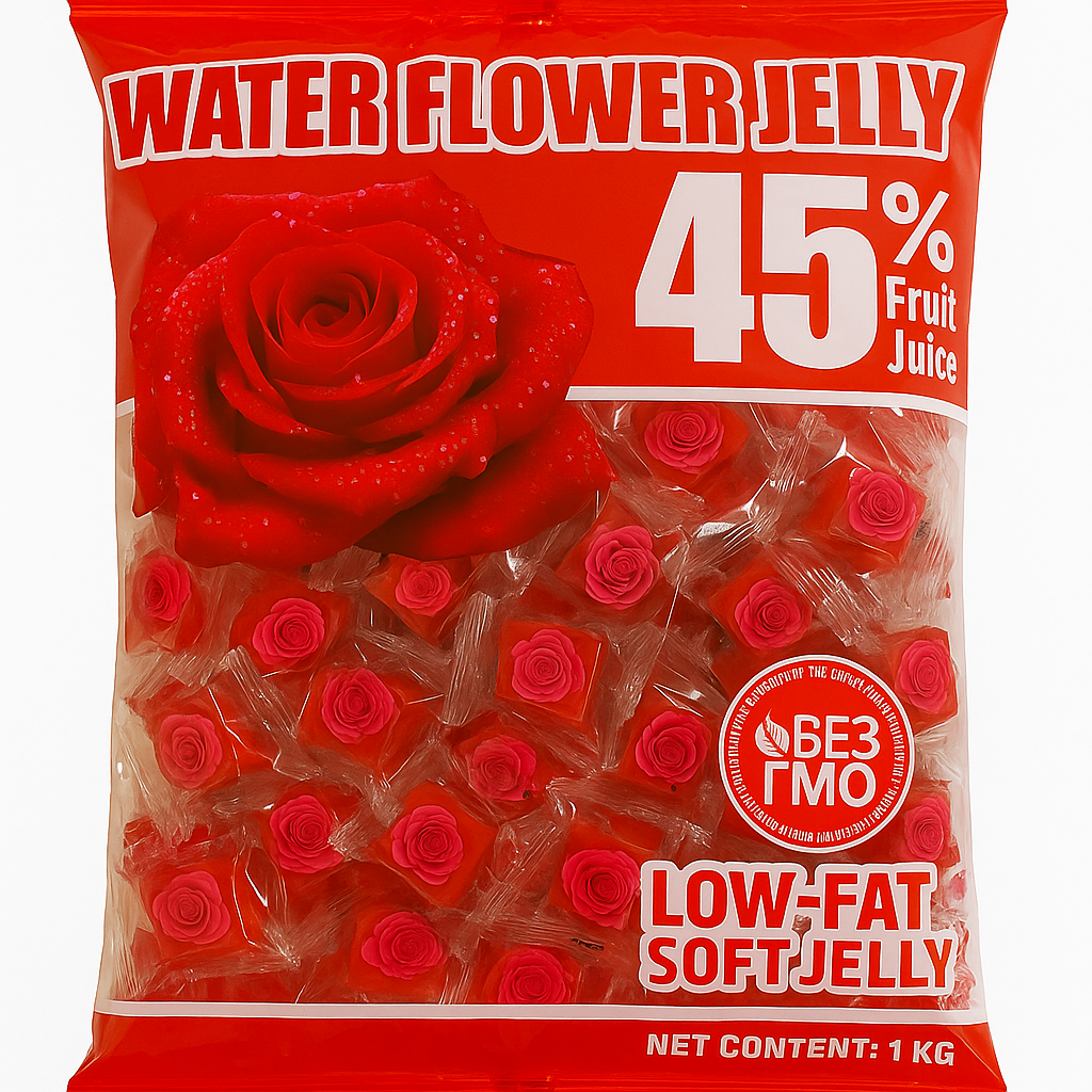Желейные конфеты с цветочным вкусом 1 кг