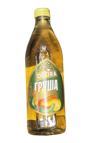 Лимонад Dezira Груша с газом 0,45 л Стекло