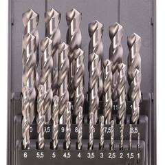 Набор сверл по металлу 1-13мм 25шт DIN338 HSS-G 118° (пл. кейс) Ruko 214215RO
