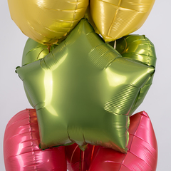 Г 18''/46 см, Звезда, Сатин, Зеленый чай, 1 шт.