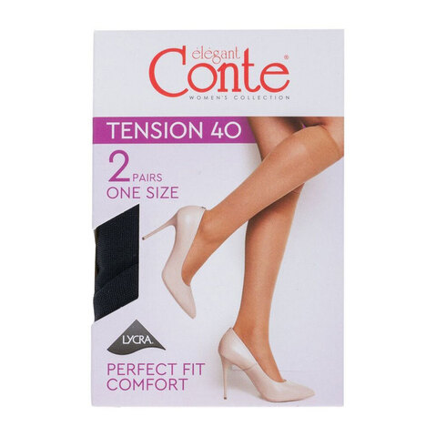 Гольфы 40ден КОНТЕ 2пары