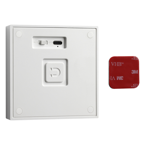 359709 OVER NT25 434 белый Светильник накладной сенсорный для лестниц IP20 LED 0.4W 3000К 1000mAh Li-ion, 5V VESPERA