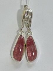 Мелон (серьги с турмалином)