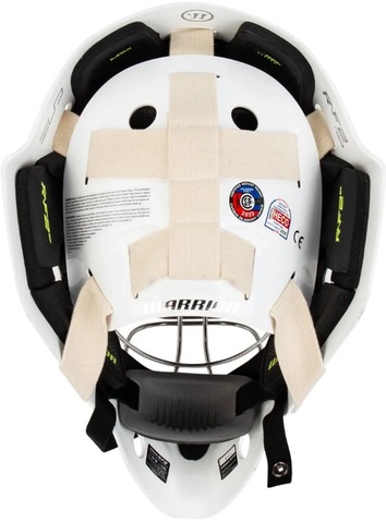 Шлем вратарский WARRIOR F2 E+ SR M/L белый