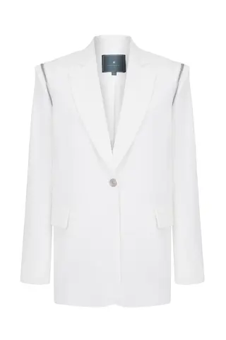 Блейзер оверсайз с молниями